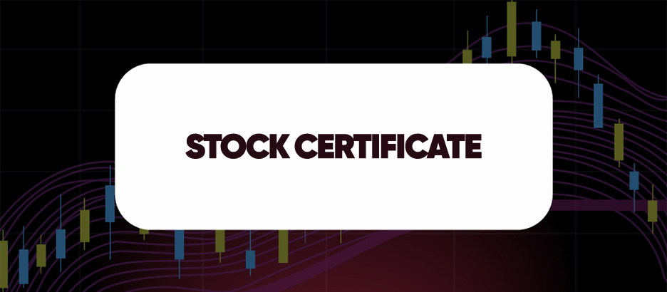 Recent blog post: STOCK CERTIFICATE