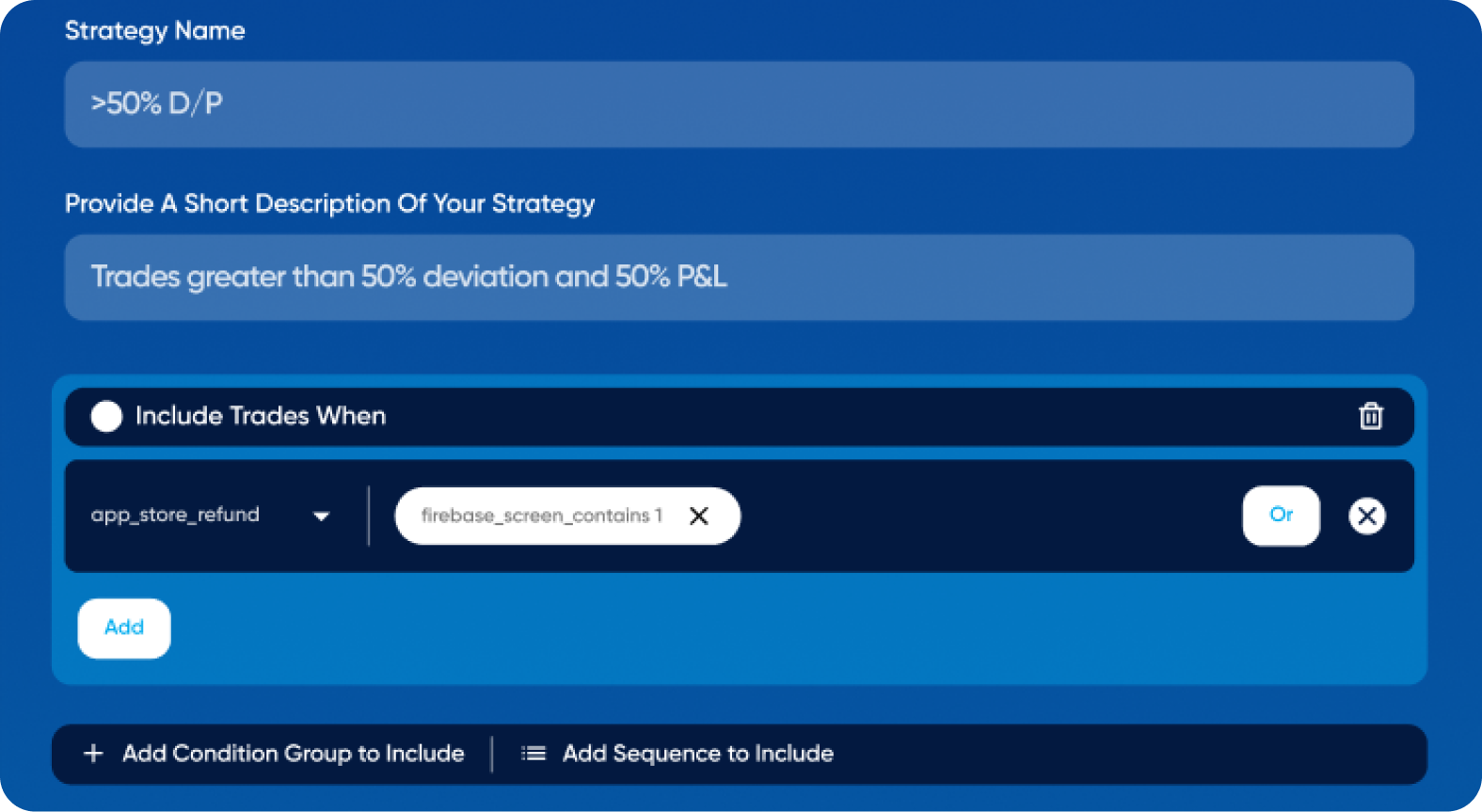 Build Trading Strategies